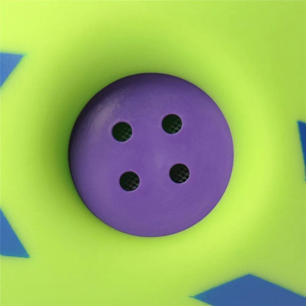 Green vinyl dog training ball 10cm diameter non-toxic bite-resistant pet toy