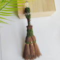 Natural chalcedony crystal single pointed column broom in white crystal colour handmade decorative prop