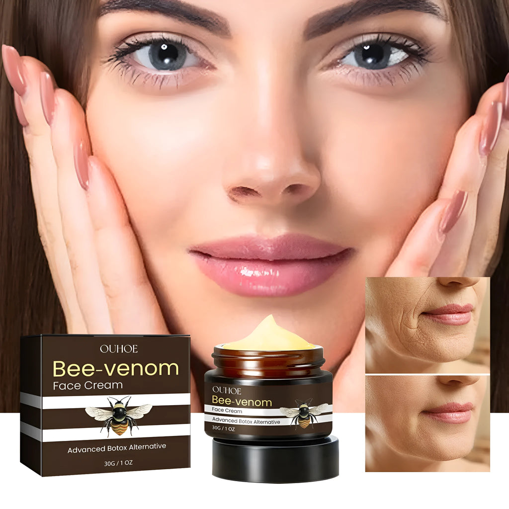 OUHOE Bee Firming Cream 30g jar, hydrating and firming facial treatment.