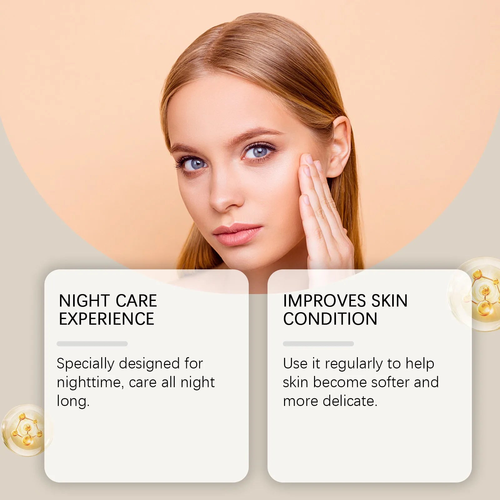 Coffee seed oil facial sheet mask 5.1x3.9cm with 30g moisturising formula