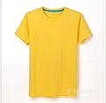 Men's CVC T-shirt Short Sleeve Big Size Casual Top Cotton Blend Crew Neck Daily Wear Black White Grey Blue Red