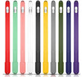 Apple Pencil silicone protective cover set in peppermint green with non-slip grip and stylus storage