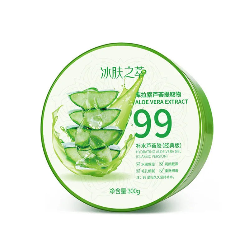 300g bottle of aloe vera emulsion-gel for skin moisturising