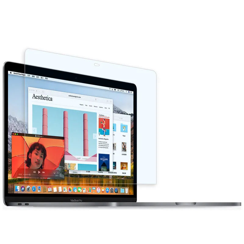 Lansheng matte screen protector film for 13-inch MacBook Pro with installation tools