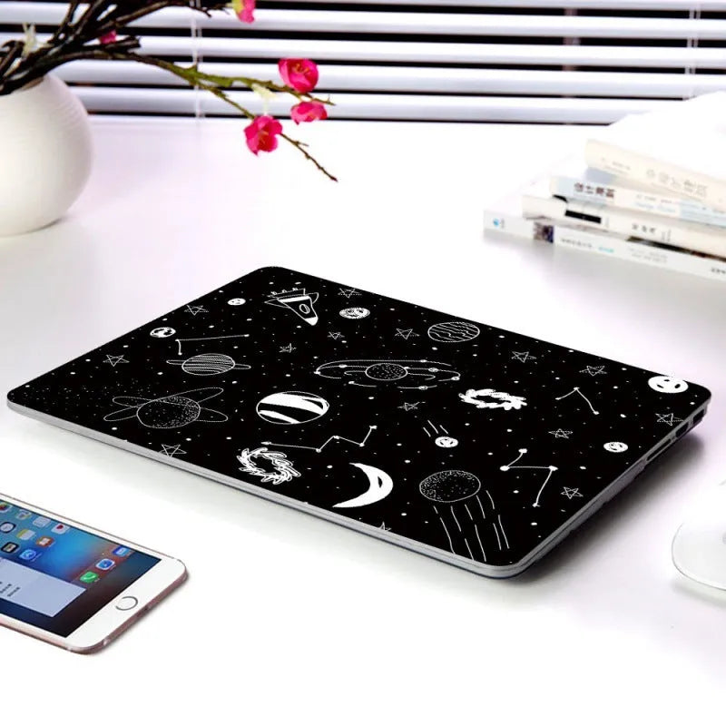 Cartoon Space Series plastic protective case for Apple MacBook, multiple colour options, top and bottom coverage