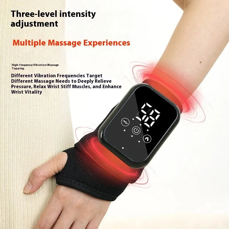 Electric heating ankle sleeve in black or grey with 8W thermal output