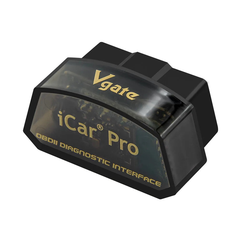 Vgate iCar Pro V2.2 OBDII Bluetooth 4.0 BLE scanner black with OBDII connector for car diagnostic