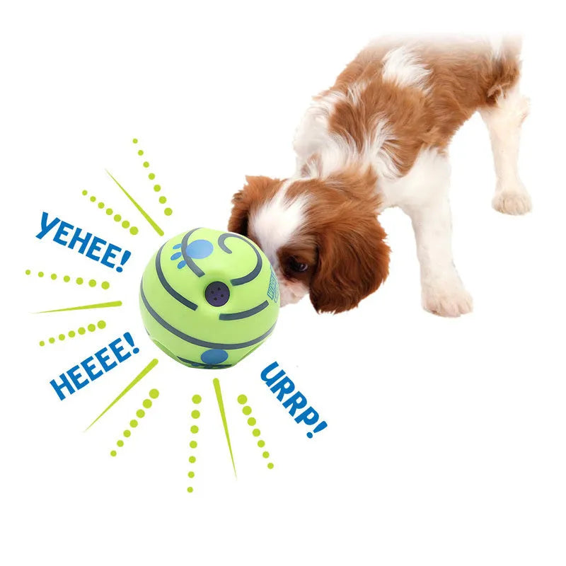 Green vinyl dog training ball 10cm diameter non-toxic bite-resistant pet toy