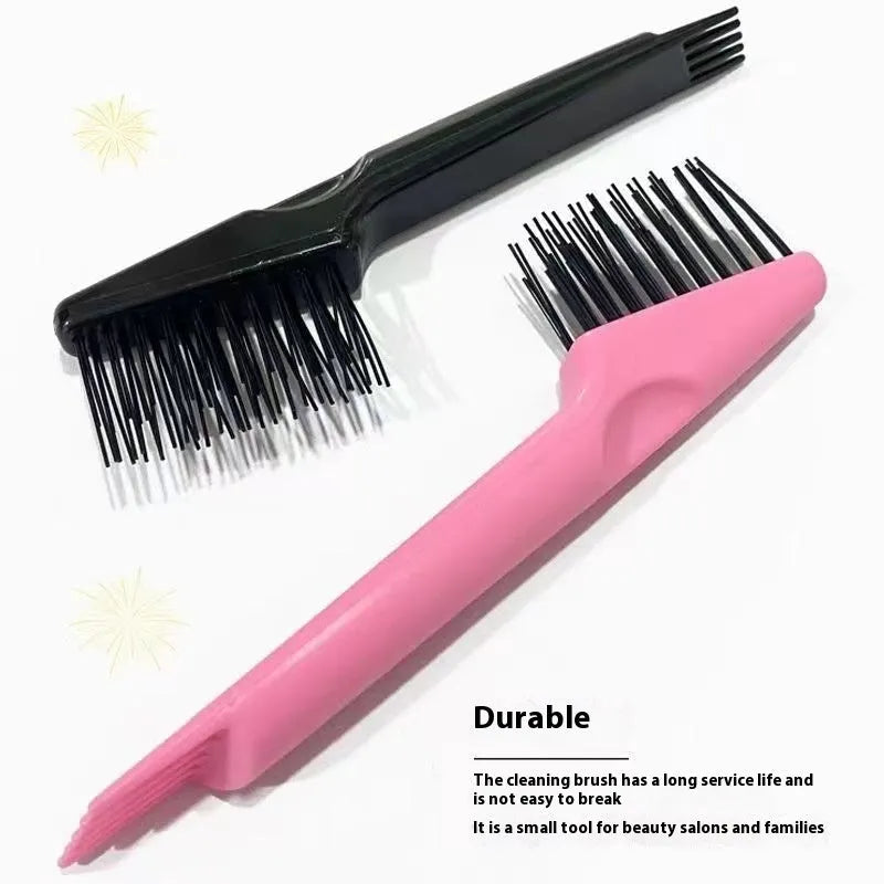 Large comb cleaner tool in black for removing hair and dust from hairbrushes