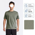 Men's thin polyester quick-dry t-shirt for running and sports in multiple colours.
