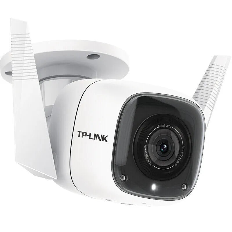 Outdoor webcam with 1080p HD and infrared night vision for security surveillance