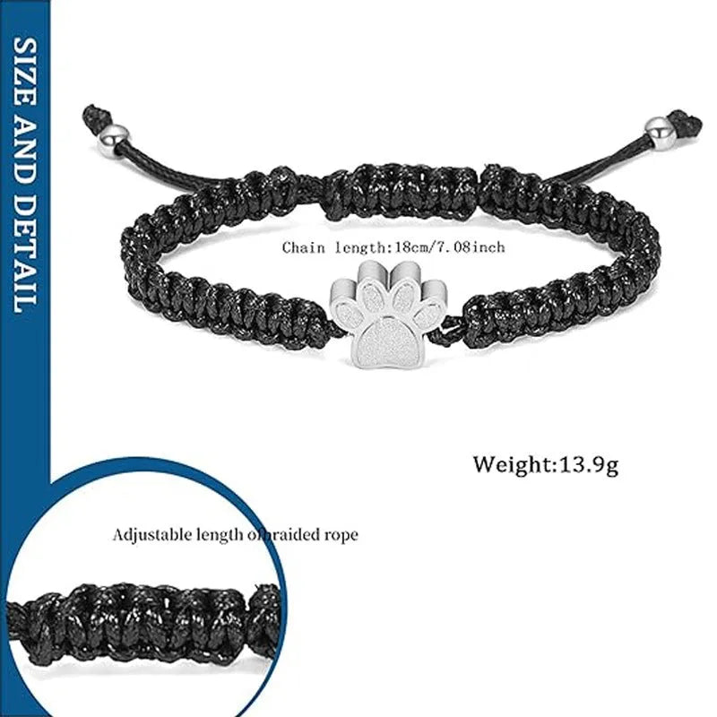 Titanium steel open memorial pet ashes bracelet in silver, geometric pattern with lightning and universe design