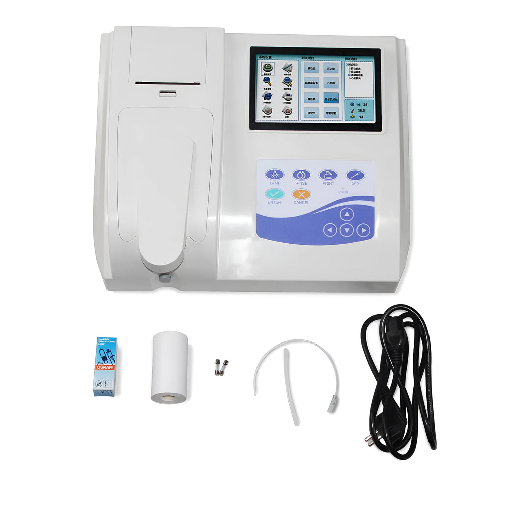 CONTEC BC300 semi-automatic clinical biochemistry analyser with touch screen on benchtop