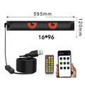 Car flexible advertising Bluetooth smart screen with PU FPCB material, Magic Color finish, general vehicle fit