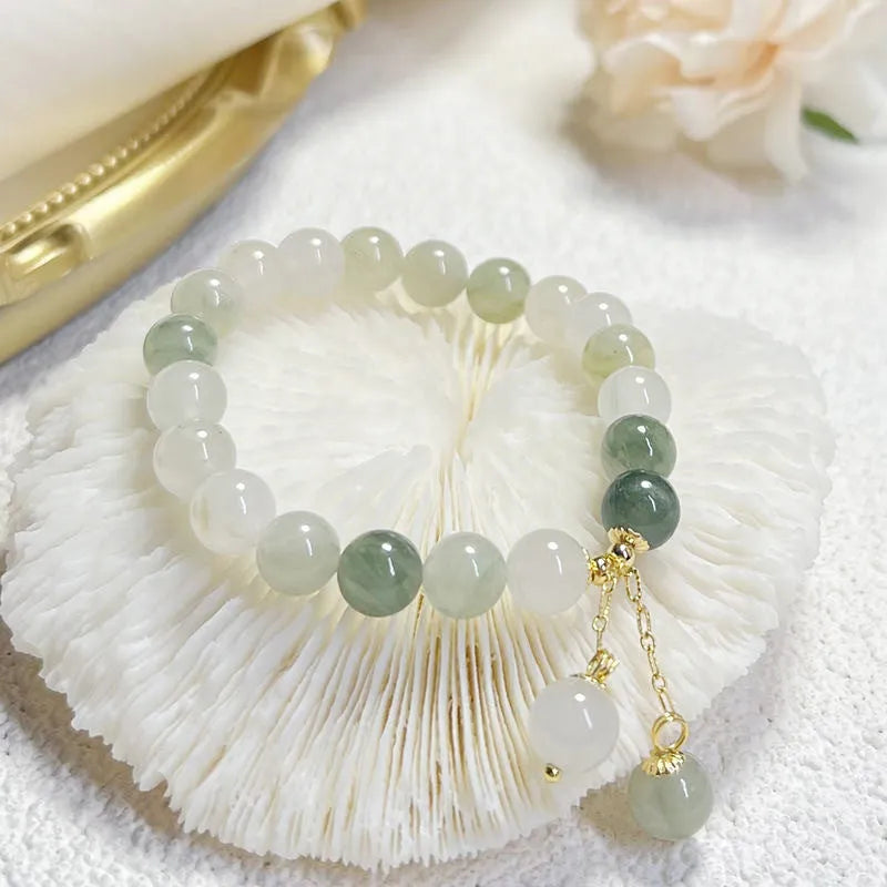 Tian Shan Cui Yu S175 electroplated alloy bracelet with special-interest design for women