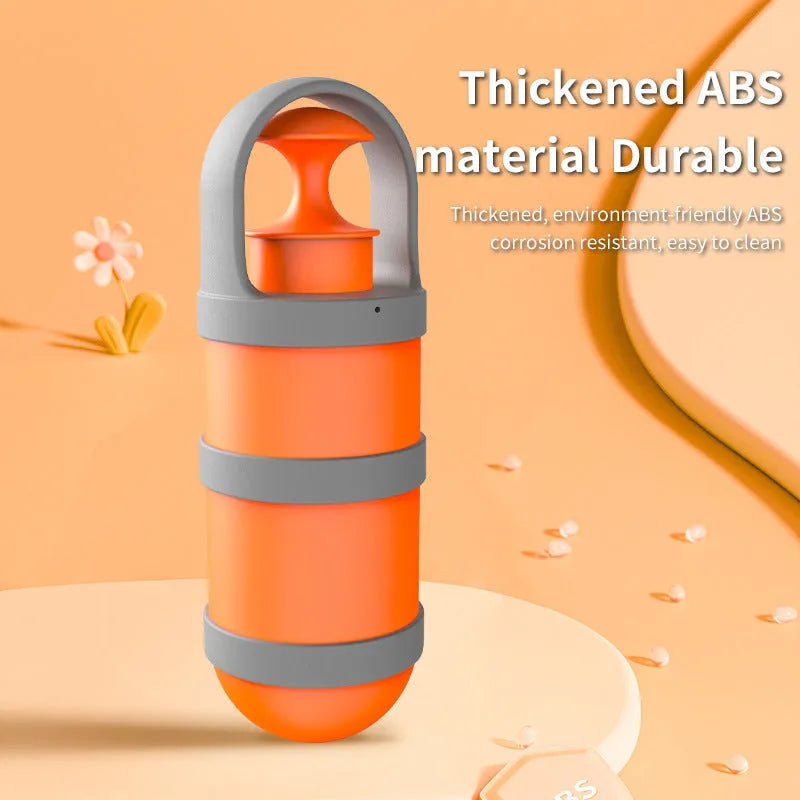 Portable plastic dog poop scoop toilet holder with garbage bag roll, 310g single weight pet waste cleaner