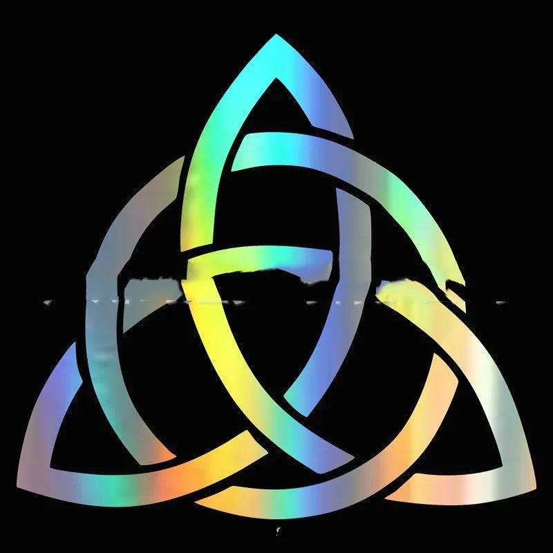 Waterproof car body decal sticker on vehicle exterior in black, white, or laser colour options.