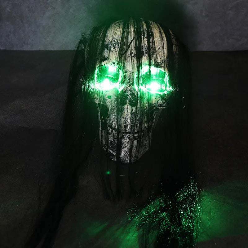 Halloween LED skeleton arm ground stake light with solar panel and battery options for outdoor decoration