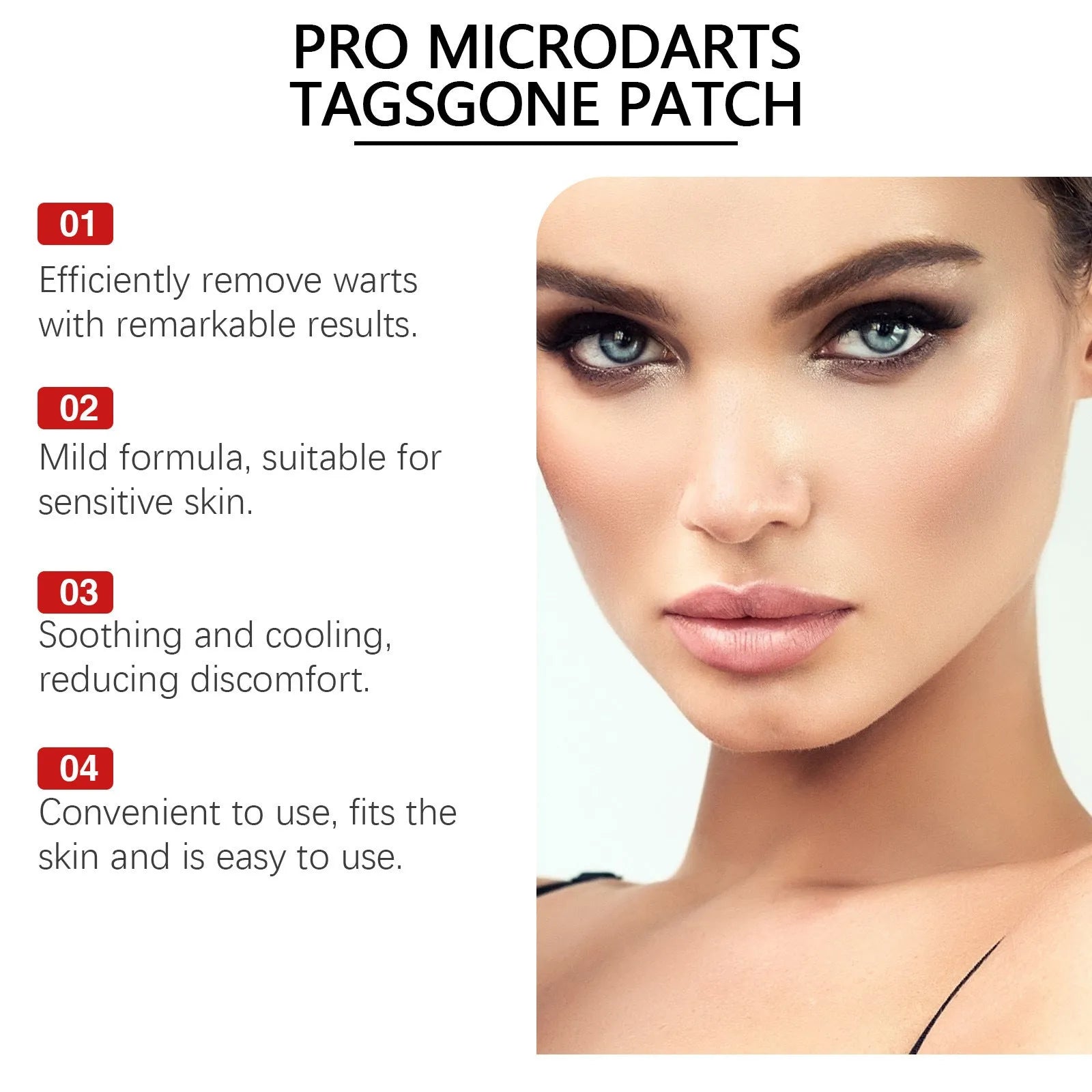 Micro needle wart removal care patches with adhesive bandage and tea tree oil formulation