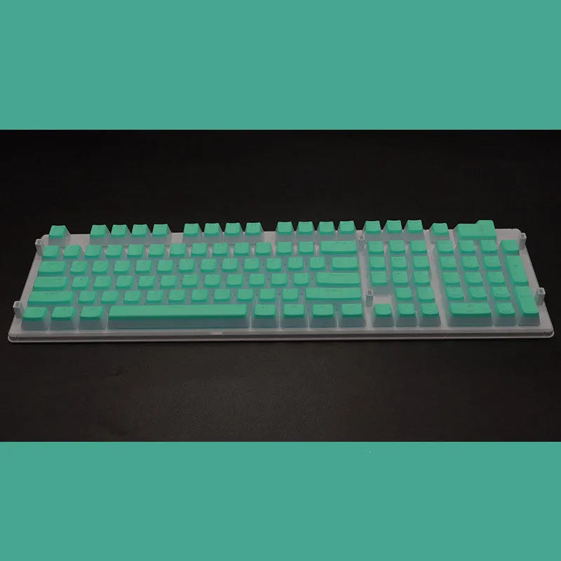 108 key pudding keycap set with translucent sides in sixteen colour options for mechanical keyboards