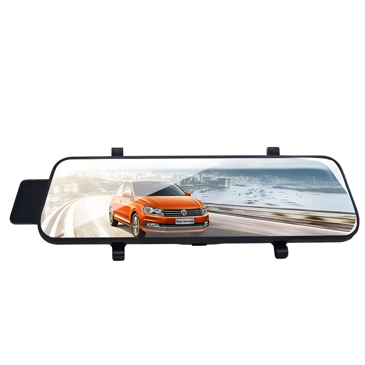 12 inch HD driving recorder with 170 degree lens mounted on car rearview mirror, 12MP pixel dash camera