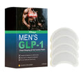 Pack of four men's thin herbal figure control patches for chest application