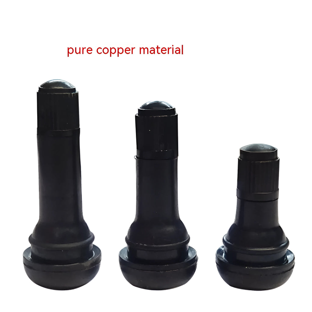 Black copper tyre valve nozzle for car vacuum tyres with TR412 TR413 TR414 compatibility
