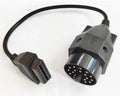 Black 1-metre OBD connection conversion wire for automobile diagnosis equipment