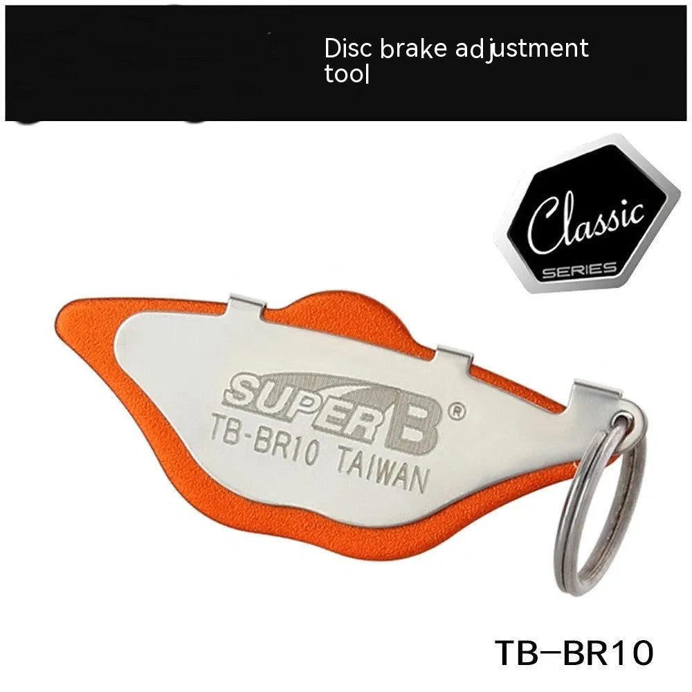 TB-BR10 steel disc brake adjustment tool for hydraulic and mechanical brake caliper alignment