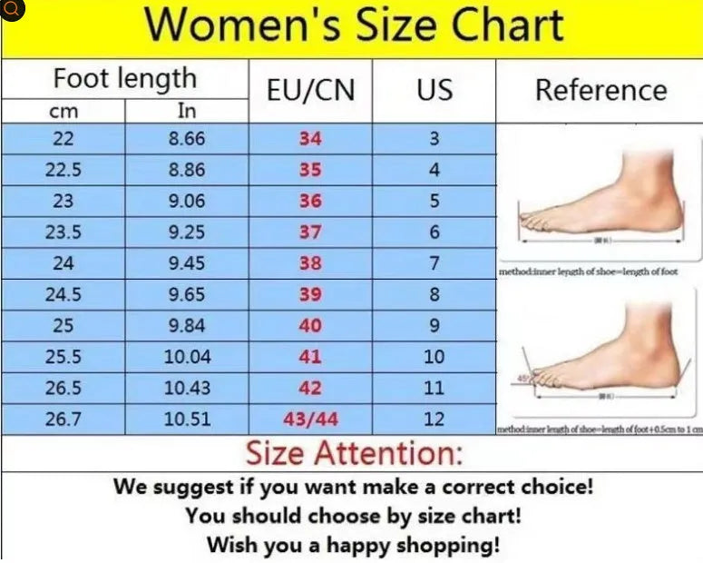 Women's plus size casual sports shoes with rhinestones, thick rubber sole and lace-up design in multiple colours