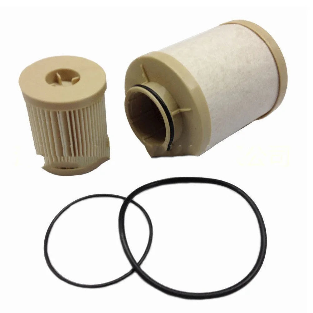 FD4616 diesel fuel filter for Ford trucks showing dimensions and part number markings
