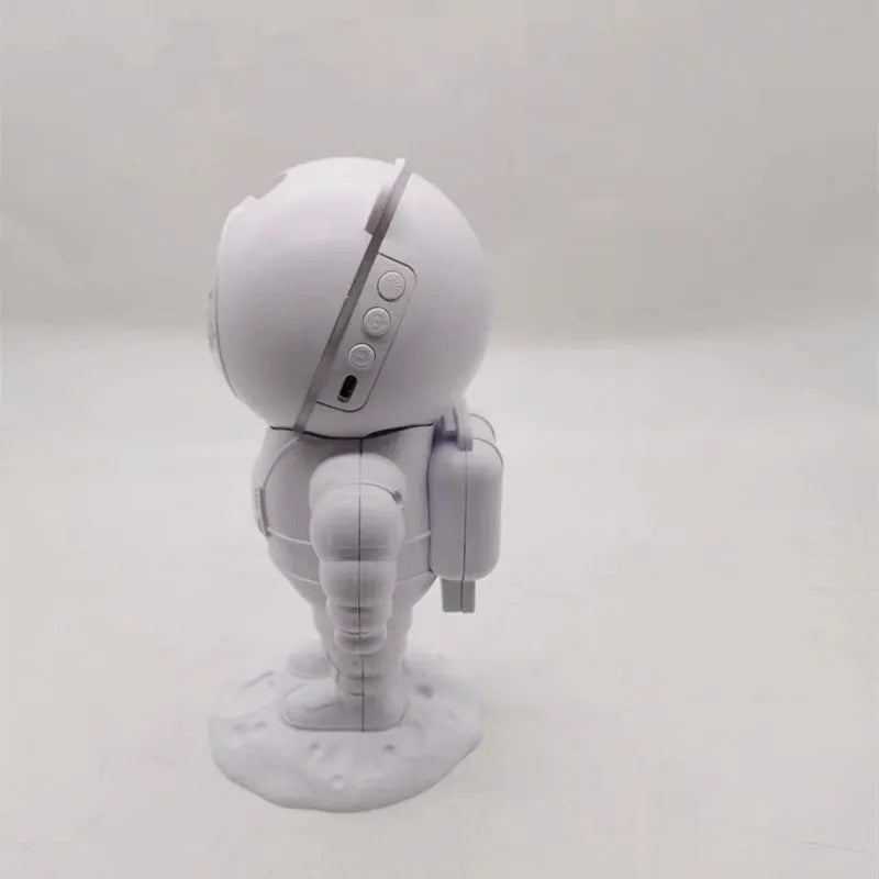 Astronaut star water wave projection lamp with USB cable, ABS shade, and button switch