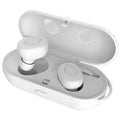 Wireless Bluetooth sports headphones in black, green, red, or white with in-ear design
