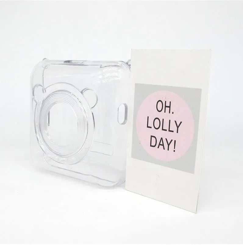 Crystal clear PC protective case for Eric Bear A6 thermal printer, injection moulded simple pure colour design