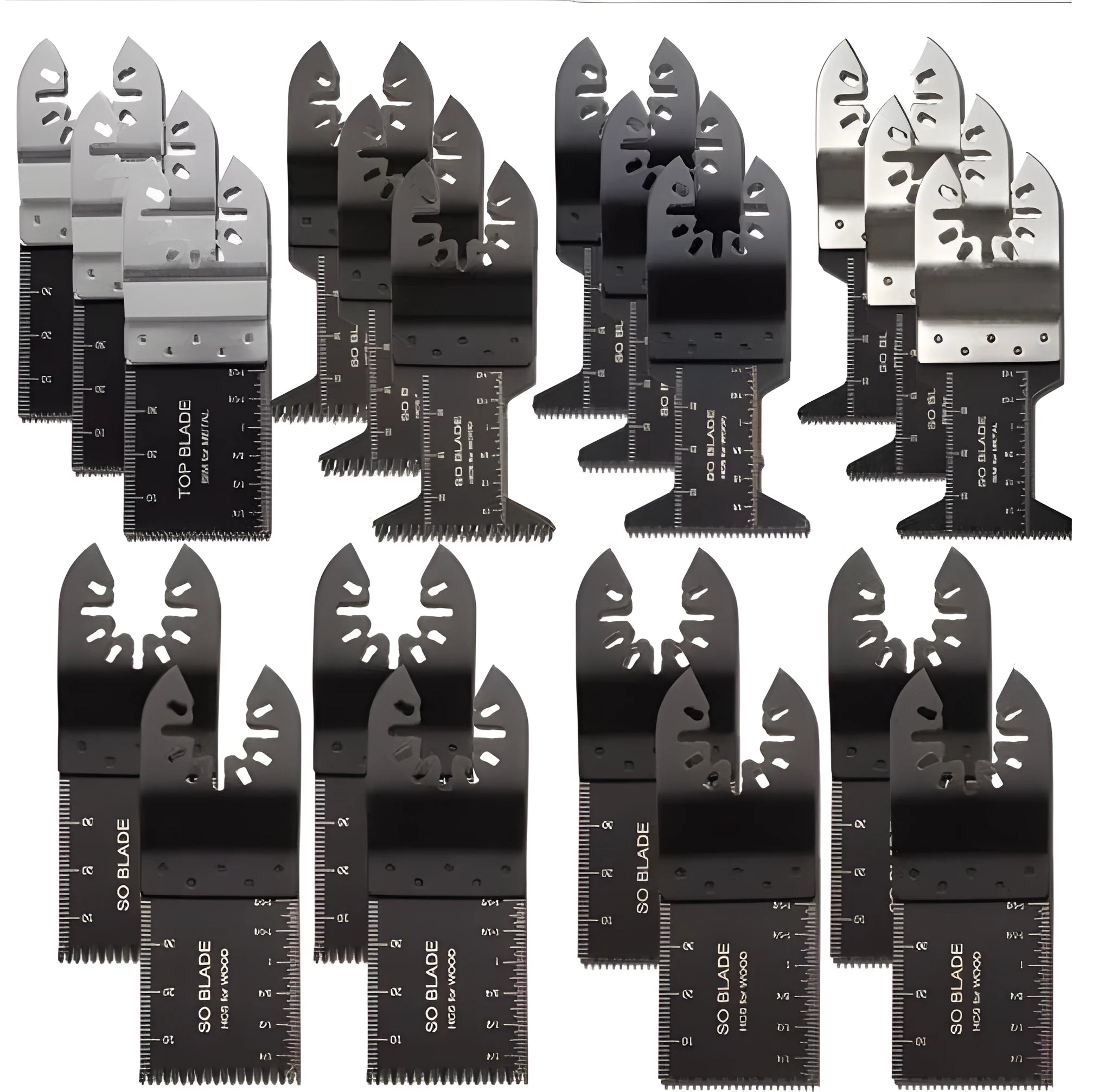 20-piece set of multi-function saw blades with Wan-Bao accessories, various hole sizes