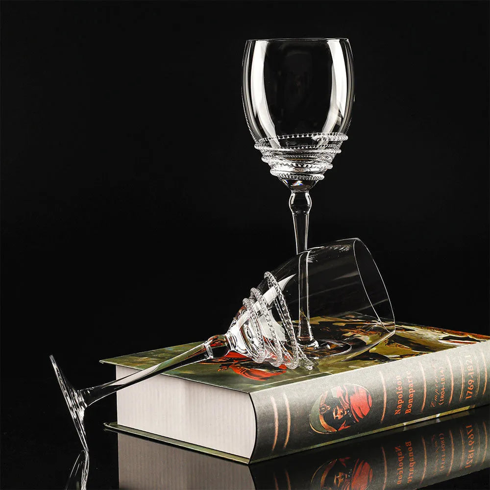 European-style vintage brushed red wine glass light luxury crystal 301-400ml capacity
