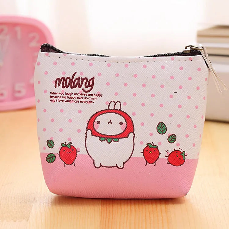 0583 Creative Potato Rabbit Zero Wallet Korean version PU waterproof mini handbag with hand strap and small pocket