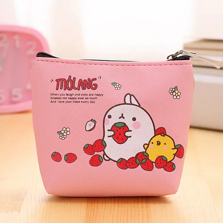 0583 Creative Potato Rabbit Zero Wallet Korean version PU waterproof mini handbag with hand strap and small pocket