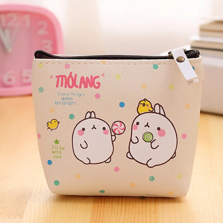 0583 Creative Potato Rabbit Zero Wallet Korean version PU waterproof mini handbag with hand strap and small pocket