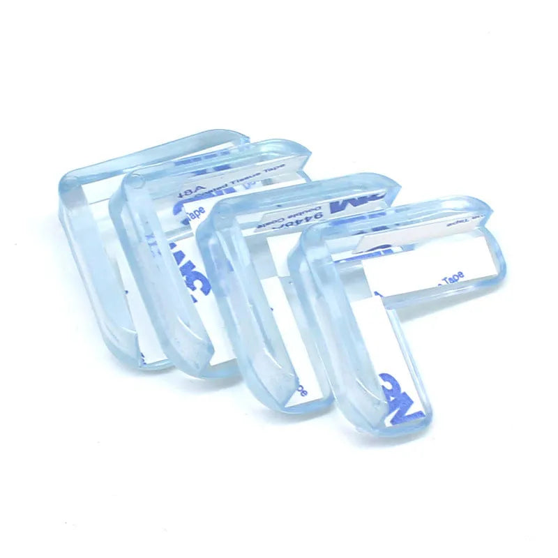 Baby silicone protective pad L-shaped thickening anti-collision table corner cover set of 12 pieces