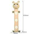 Plush dog sniff toy with poached bunny design showing food hiding compartments and sound-making features
