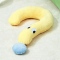 Blue rectangular pet pillow for cat or dog, dimensions 62 by 39 centimetres.