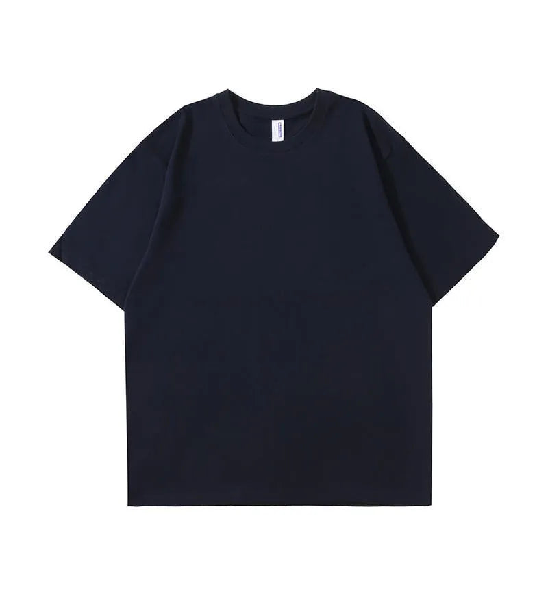 Men's heavyweight 240g cotton loose fit t-shirt in multiple solid colours