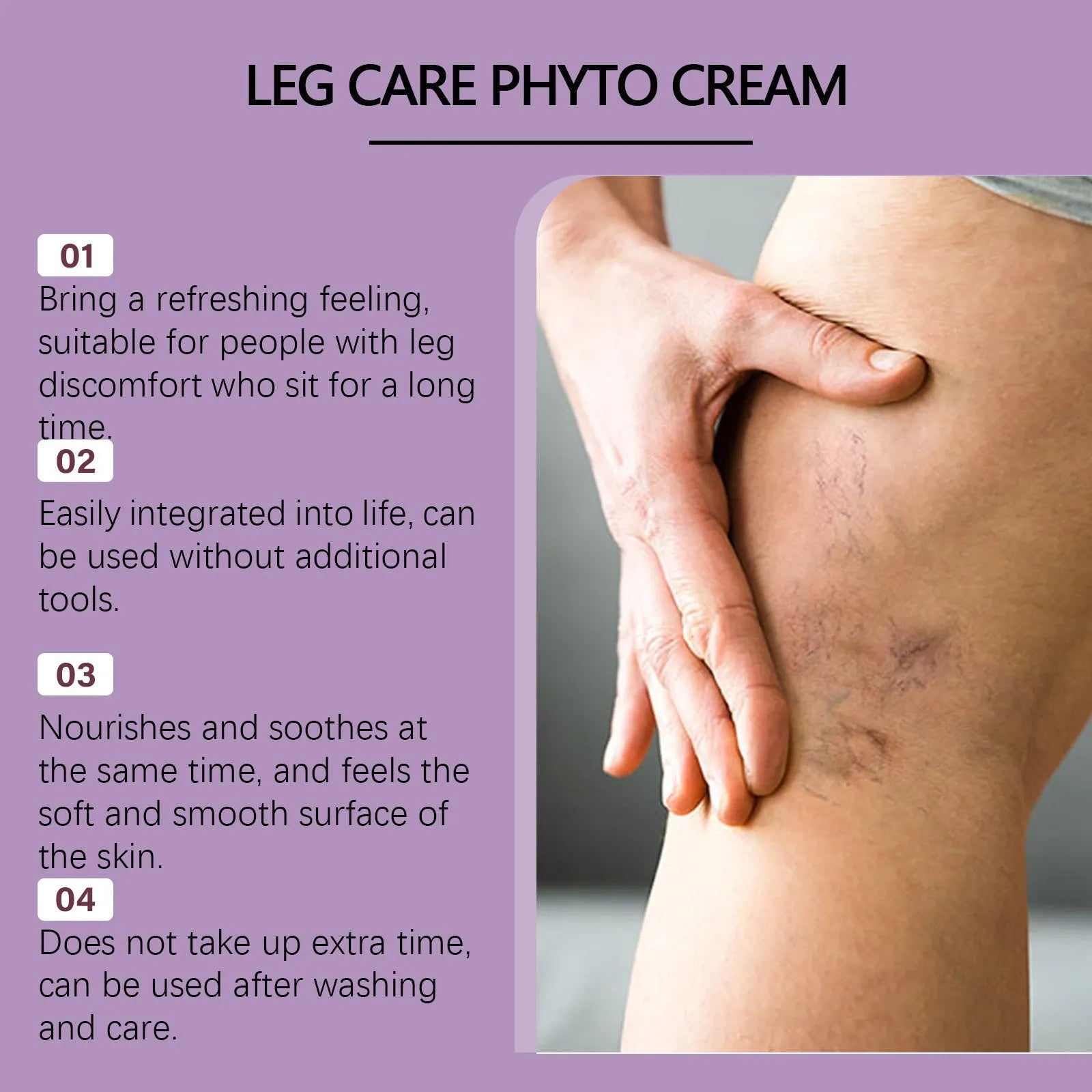 50g tube of lavender and mint massage cream for daily moisturising