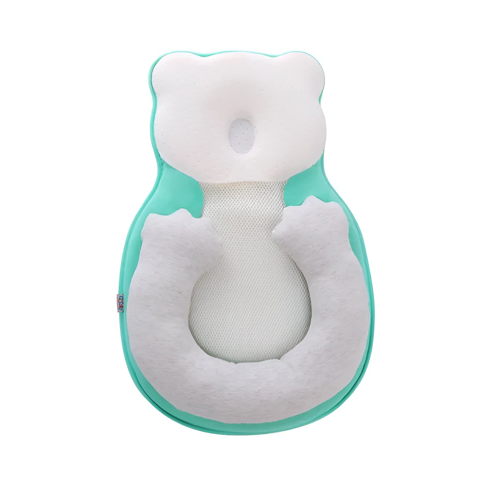 Portable folding baby travel crib with soft cotton sleep cushion in multiple colour options