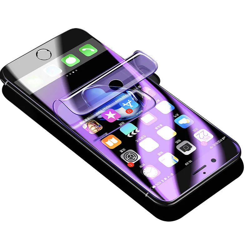 Curved hydrogel screen protector for Samsung Galaxy phones with matte finish