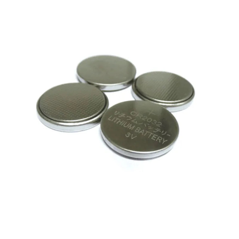 3V button batteries showing CR2032, CR2025 and CR2016 models with 20mm diameter