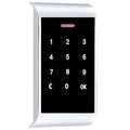 Zinc alloy temporary digital code lock with keypad in silver colour