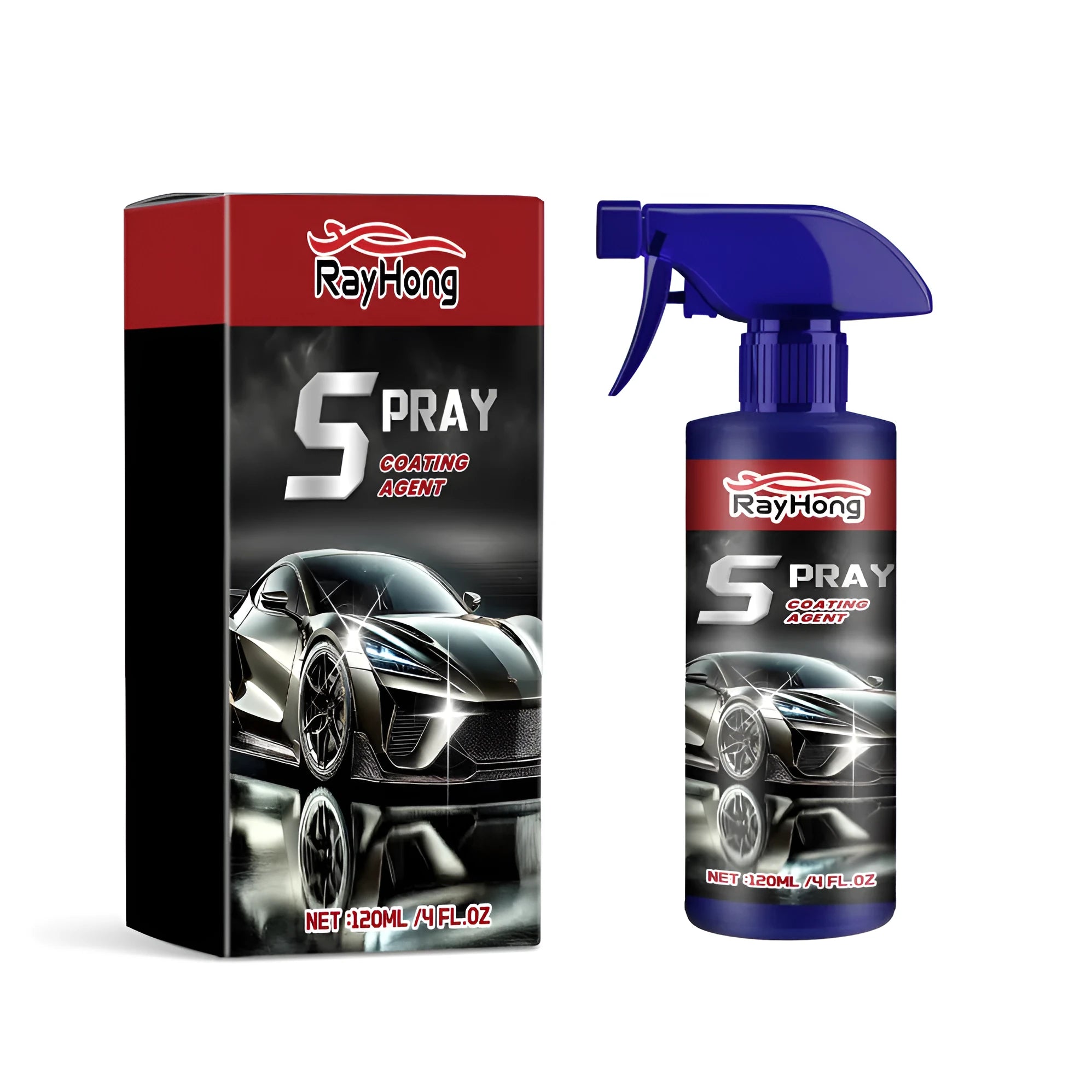 Auto Refresh spray polish bottle for car paint protection and gloss