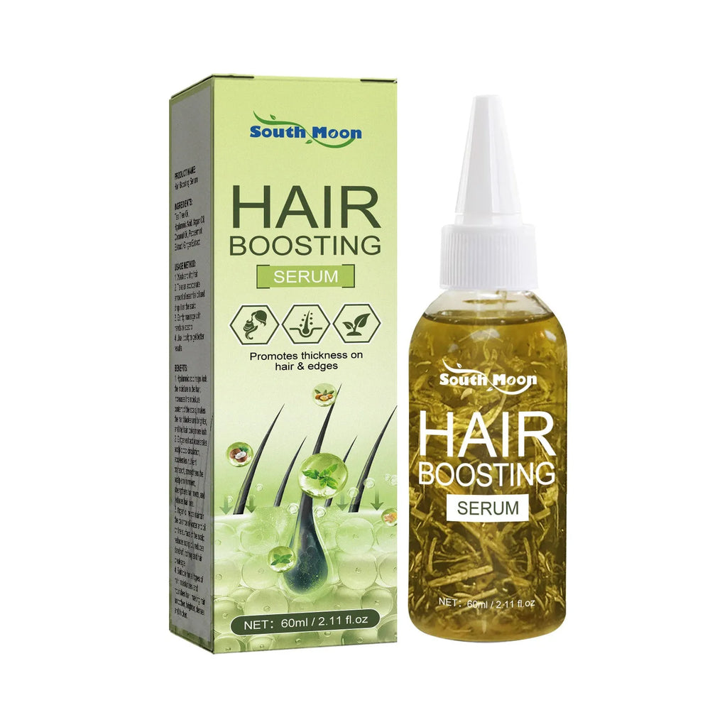 60ml bottle of anti-fall repair hair essential oil for dry hair tails and brittle hair.